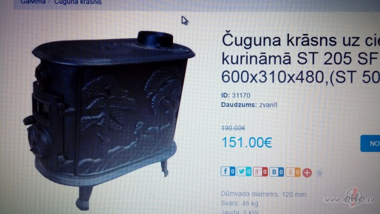Krāsniņa standarta 3 istabu dzīvoklī laukos
